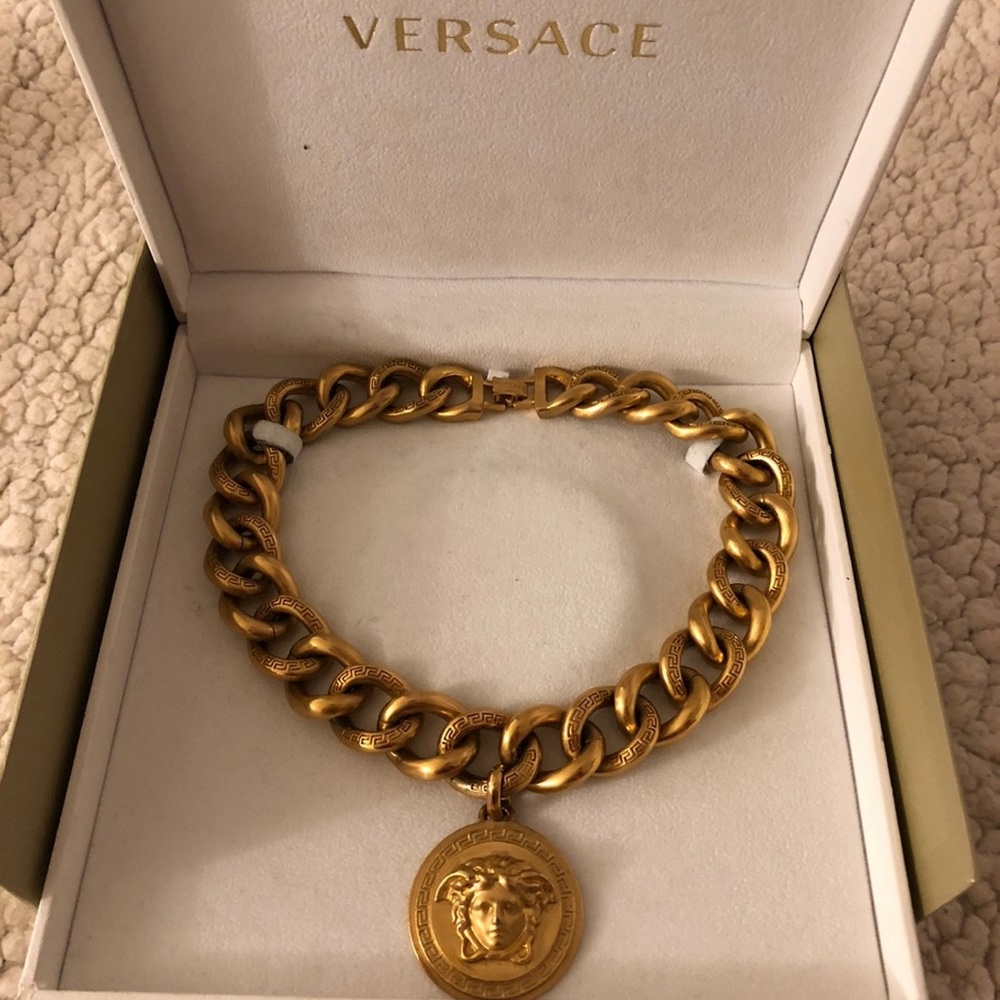 Versace Medusa Choker chain Necklace